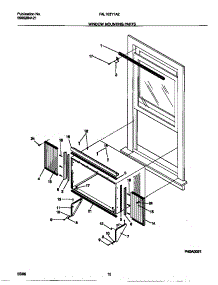 06 - Window Mounting Parts parts for Frigidaire Air Conditioner FAL103Y1A2 from AppliancePartsPros.com