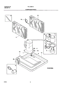 09 - Compressor Parts parts for Frigidaire Air Conditioner FAL124M1A1 from AppliancePartsPros.com