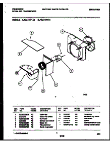 04 - Air Handling Parts parts for Frigidaire Air Conditioner FAL106P1A2 from AppliancePartsPros.com