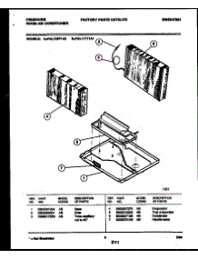 05 - Unit Parts parts for Frigidaire Air Conditioner FAL106P1A2 from AppliancePartsPros.com