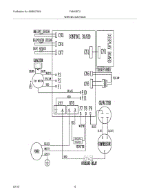 04 - Wiring Diagram parts for Frigidaire Air Conditioner FAM18ET2A13 from AppliancePartsPros.com