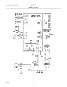 04 - Wiring Diagram parts for Frigidaire Air Conditioner FAH14ET2T0 from AppliancePartsPros.com