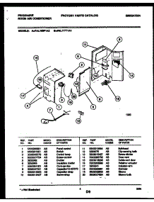 03 - Electrical Parts parts for Frigidaire Air Conditioner FAL117T1A1 from AppliancePartsPros.com