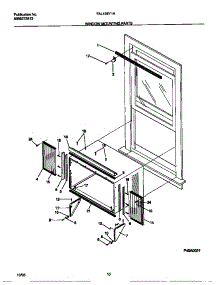 06 - Window Mounting Parts parts for Frigidaire Air Conditioner FAL126Y1A1 from AppliancePartsPros.com