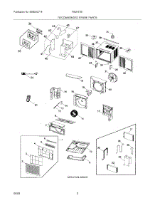03 - Recommended Spare Parts parts for Frigidaire Air Conditioner FAM157S1AB from AppliancePartsPros.com