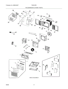 03 - Recommended Spare Parts parts for Frigidaire Air Conditioner FAM215R2AB from AppliancePartsPros.com