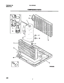 05 - Compressor Parts parts for Frigidaire Air Conditioner FAL123H1A2 from AppliancePartsPros.com
