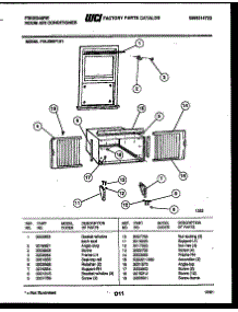 06 - Window Mounting Parts parts for Frigidaire Air Conditioner FAL096P1A1 from AppliancePartsPros.com