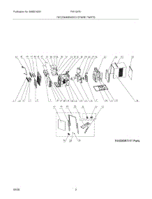 03 - Recommended Spare Parts parts for Frigidaire Air Conditioner FAK124R1V11 from AppliancePartsPros.com