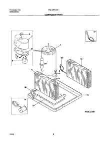 09 - Compressor Parts parts for Frigidaire Air Conditioner FAL104K1A2 from AppliancePartsPros.com