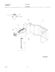 05 - Controls parts for Frigidaire Air Conditioner FAL124K1A1 from AppliancePartsPros.com