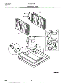 05 - Compressor Parts parts for Frigidaire Air Conditioner FAC053T7A2B from AppliancePartsPros.com