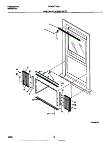 06 - Window Mounting Parts parts for Frigidaire Air Conditioner FAC053T7A2B from AppliancePartsPros.com