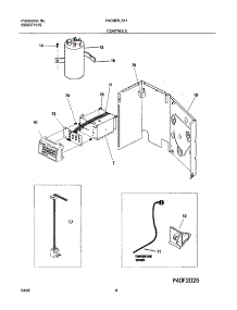 05 - Controls parts for Frigidaire Air Conditioner FAC065L7A1 from AppliancePartsPros.com