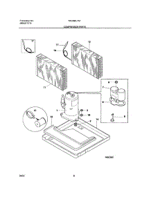 09 - Compressor Parts parts for Frigidaire Air Conditioner FAC065L7A1 from AppliancePartsPros.com