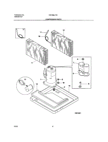 09 - Compressor Parts parts for Frigidaire Air Conditioner FAC066L7A1 from AppliancePartsPros.com