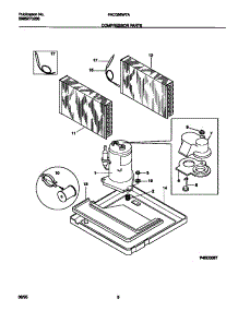 05 - Compressor Parts parts for Frigidaire Air Conditioner FAC056W7A7 from AppliancePartsPros.com