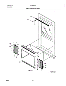 03 - Window Mounting Parts parts for Frigidaire Air Conditioner FAC066L7A2 from AppliancePartsPros.com