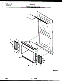06 - Window Mounting Parts parts for Frigidaire Air Conditioner FAC053T7A3 from AppliancePartsPros.com