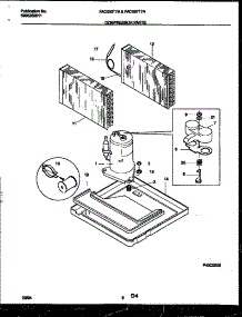 05 - Compressor Parts parts for Frigidaire Air Conditioner FAC067T7A1 from AppliancePartsPros.com
