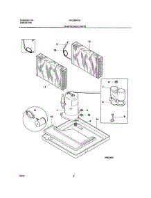 09 - Compressor Parts parts for Frigidaire Air Conditioner FAC085K7A5 from AppliancePartsPros.com