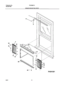 11 - Window Mounting Parts parts for Frigidaire Air Conditioner FAC085K7A5 from AppliancePartsPros.com