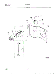 05 - Controls parts for Frigidaire Air Conditioner FAC085K7A2 from AppliancePartsPros.com