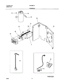 05 - Controls parts for Frigidaire Air Conditioner FAC086L7A2 from AppliancePartsPros.com