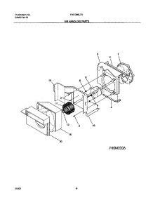 07 - Air Handling parts for Frigidaire Air Conditioner FAC086L7A2 from AppliancePartsPros.com