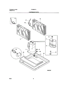 09 - System parts for Frigidaire Air Conditioner FAC086L7A2 from AppliancePartsPros.com