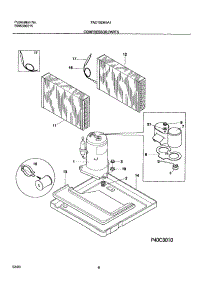 09 - Compressor Parts parts for Frigidaire Air Conditioner FAC102M1A1 from AppliancePartsPros.com