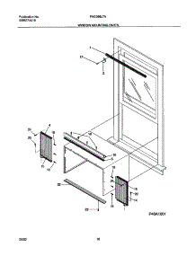 11 - Window Mounting parts for Frigidaire Air Conditioner FAC086L7A2 from AppliancePartsPros.com