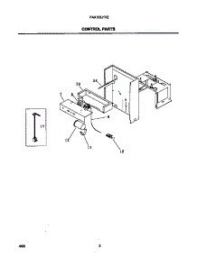 03 - Control Parts parts for Frigidaire Air Conditioner FAK103J1V2 from AppliancePartsPros.com