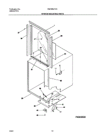11 - Window Mounting Parts parts for Frigidaire Air Conditioner FAK103J1V3 from AppliancePartsPros.com