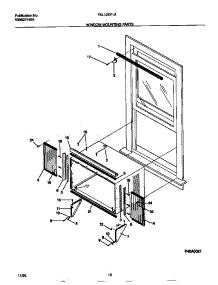06 - Window Mounting Parts parts for Frigidaire Air Conditioner FAL123Y1A1 from AppliancePartsPros.com