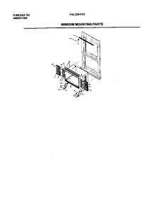 06 - Window Mounting Parts parts for Frigidaire Air Conditioner FAL123H1A1 from AppliancePartsPros.com
