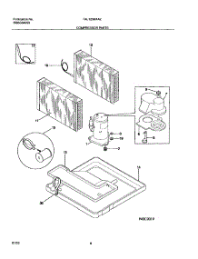 09 - Compressor Parts parts for Frigidaire Air Conditioner FAL125M1A2 from AppliancePartsPros.com