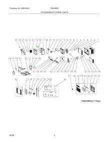 03 - Recommended Spare Parts parts for Frigidaire Air Conditioner FAM186R2A12 from AppliancePartsPros.com