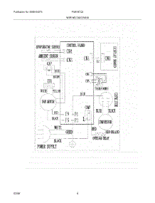 04 - Wiring Diagram parts for Frigidaire Air Conditioner FAM187Q2A1 from AppliancePartsPros.com