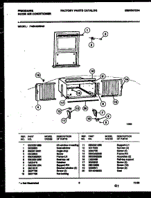 06 - Window Mounting Parts parts for Frigidaire Air Conditioner FAS183S2A2 from AppliancePartsPros.com