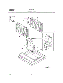 09 - Compressor Parts parts for Frigidaire Air Conditioner FAS155K1A3 from AppliancePartsPros.com