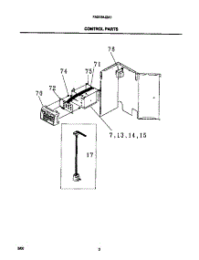 03 - Control Parts parts for Frigidaire Air Conditioner FAS184J2A1 from AppliancePartsPros.com