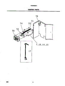 03 - Control Parts parts for Frigidaire Air Conditioner FAS185J2A1 from AppliancePartsPros.com