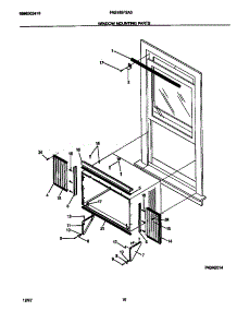 06 - Window  Mounting  Parts parts for Frigidaire Air Conditioner FAS185F2A3 from AppliancePartsPros.com