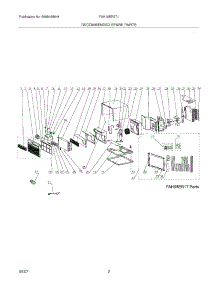 03 - Recommended Spare Parts parts for Frigidaire Air Conditioner FAH10ER2T1 from AppliancePartsPros.com