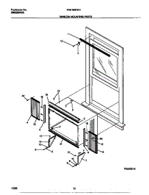 06 - Window Mounting Parts parts for Frigidaire Air Conditioner FAS185F2A1 from AppliancePartsPros.com