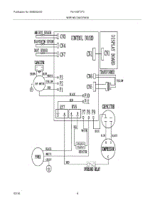 04 - Wiring Diagram parts for Frigidaire Air Conditioner FAH10ET2T0 from AppliancePartsPros.com