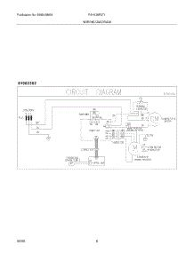 06 - Wiring Diagram parts for Frigidaire Air Conditioner FAH125P2T1 from AppliancePartsPros.com