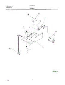05 - Controls parts for Frigidaire Air Conditioner FAH12EJ2T2 from AppliancePartsPros.com