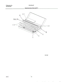 11 - Window Mounting Parts parts for Frigidaire Air Conditioner FAH12EJ2T2 from AppliancePartsPros.com